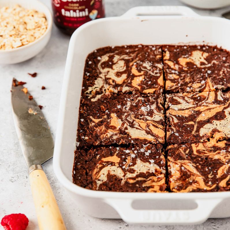 Chocolate Peanut Butter Baked Oatmeal