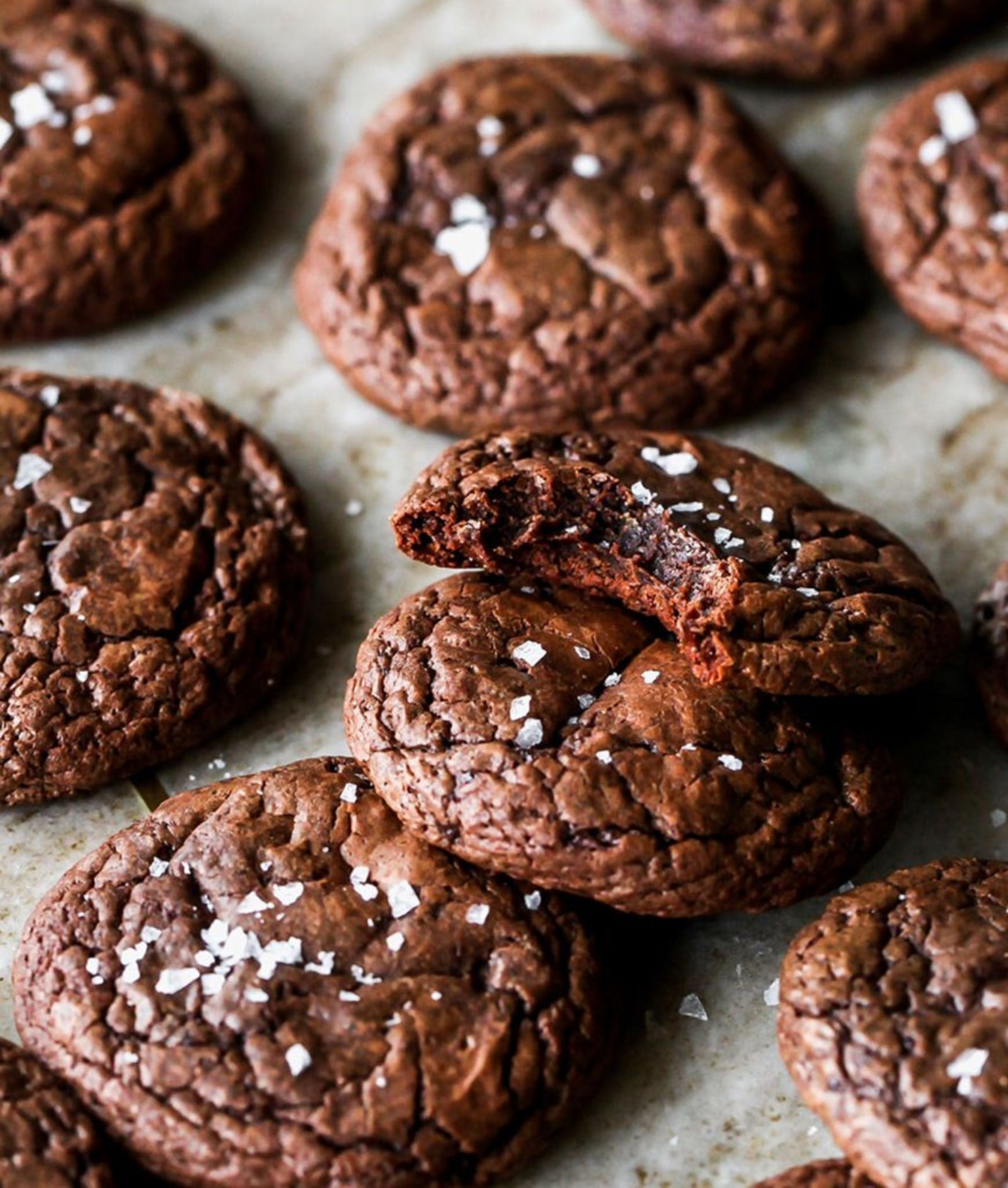 Tahini Brownie Cookies