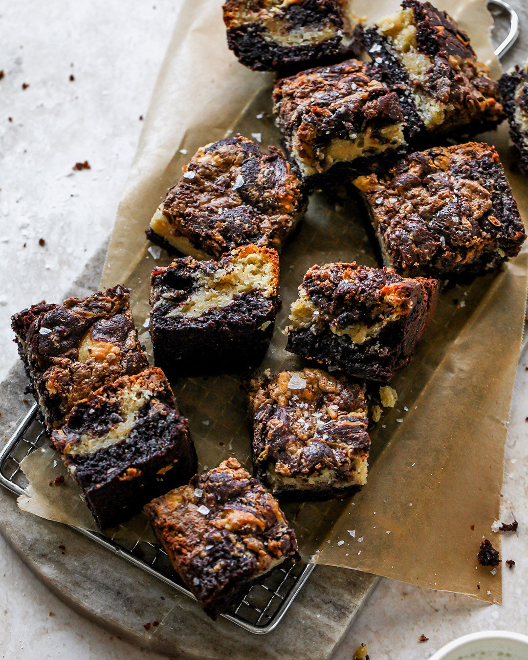 Tahini Halva Brownies