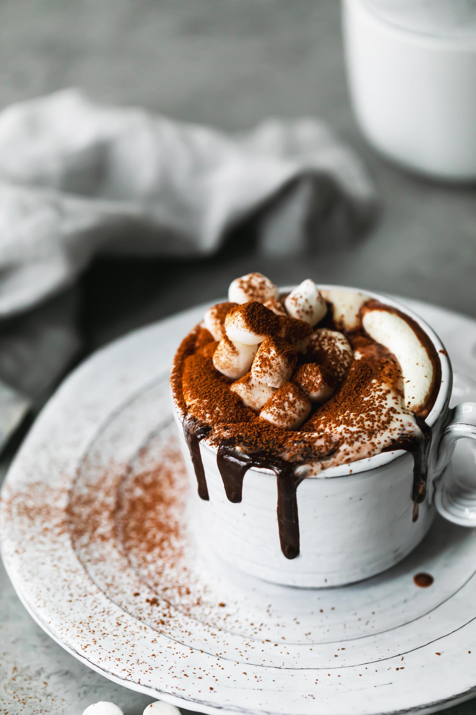 Chocolate Tahini Hot Cocoa