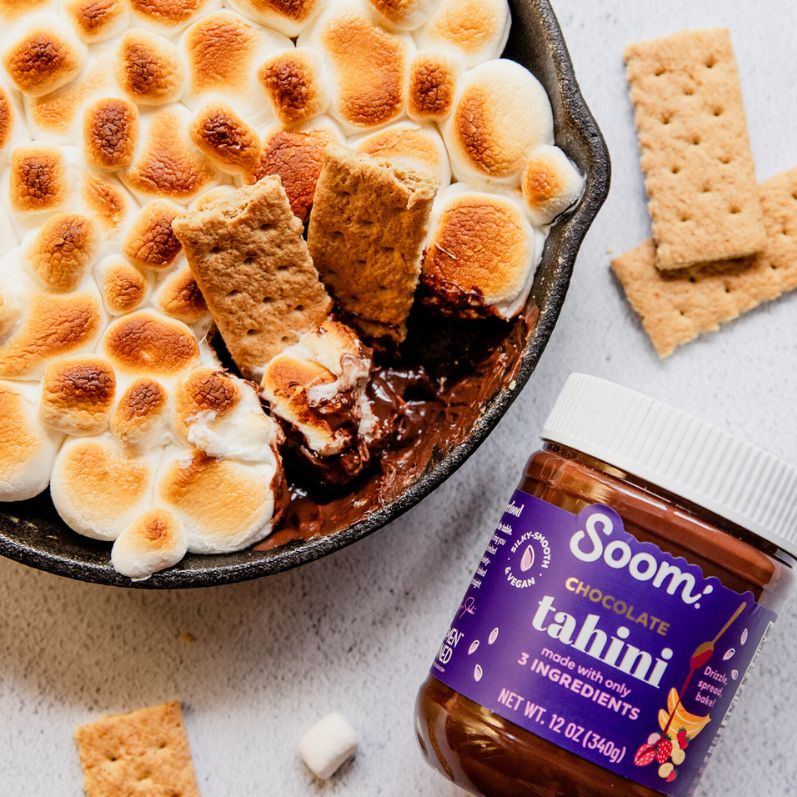 Chocolate Tahini S’mores Dip