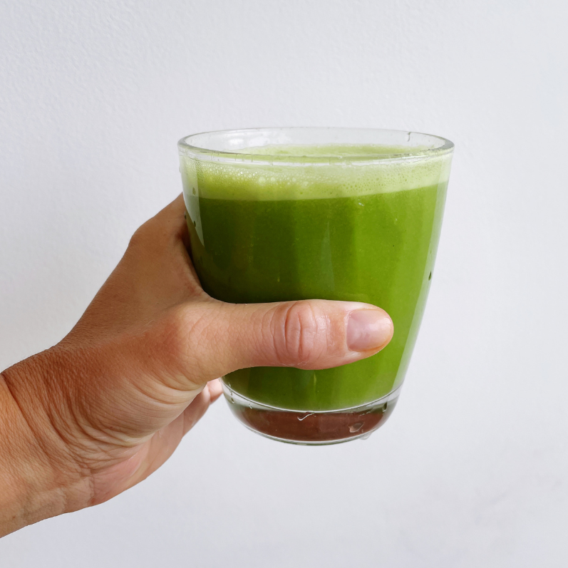 Green Tropical Tahini Smoothie