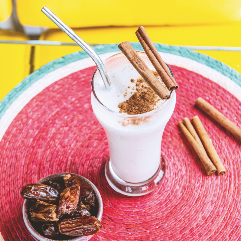 Date Tahini Banana Milkshake