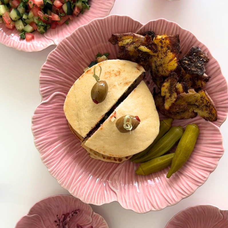 Falafel Smash Burgers