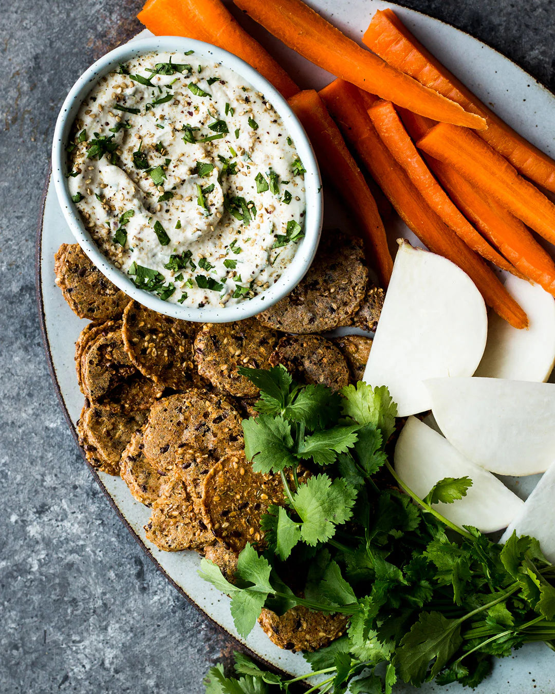 Cauliflower Tahini Miso Dip
