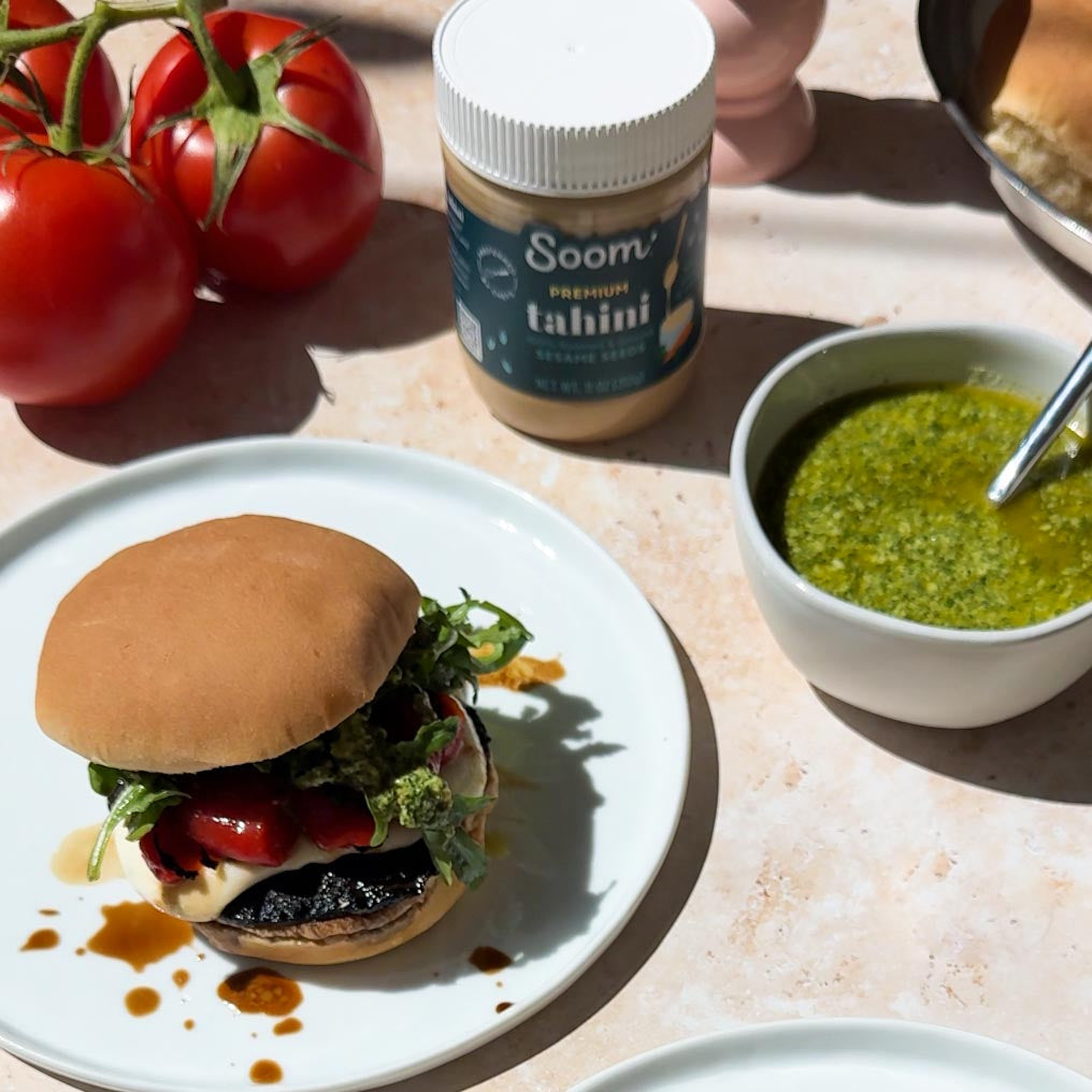 Pesto Portobello Burger