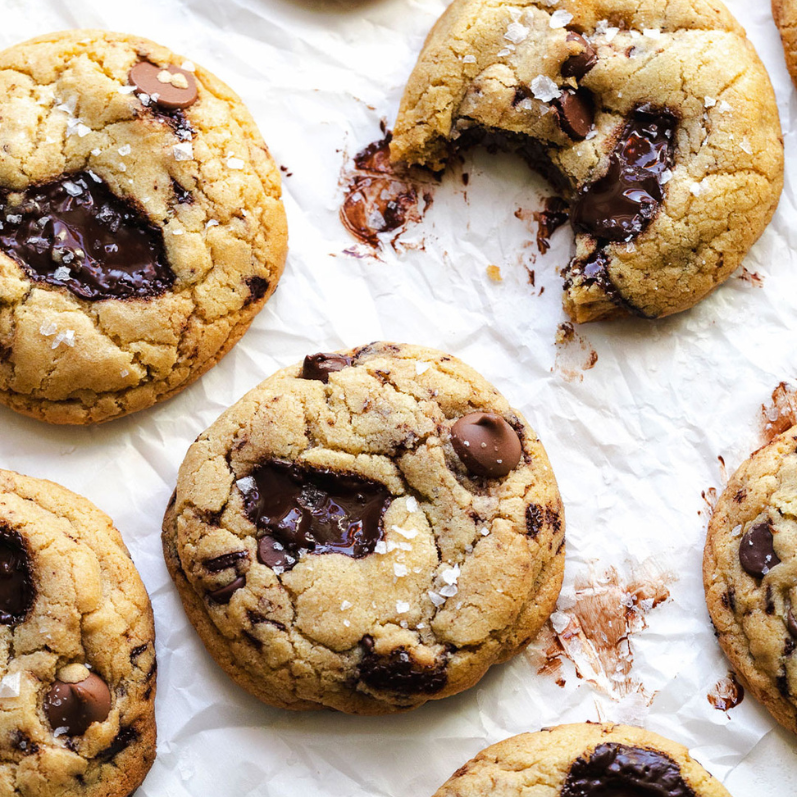 Best Ever Tahini Chocolate Chip Cookies
