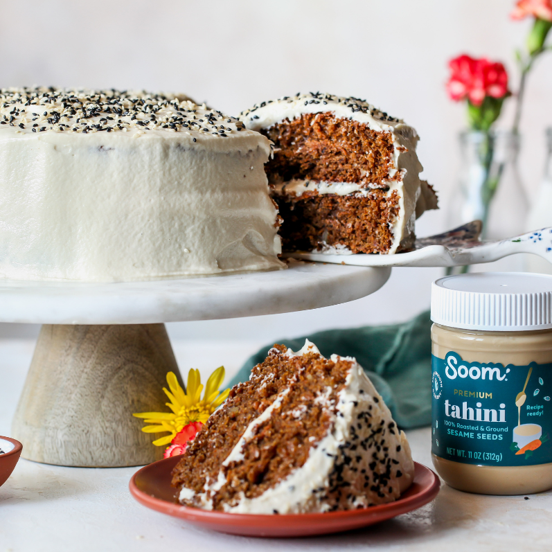 Tahini Carrot Cake