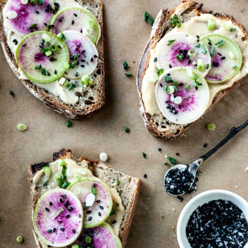 Miso Tahini Toast