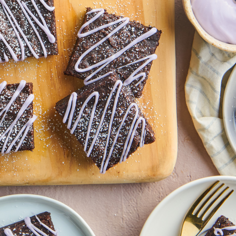 Lavender Brownies