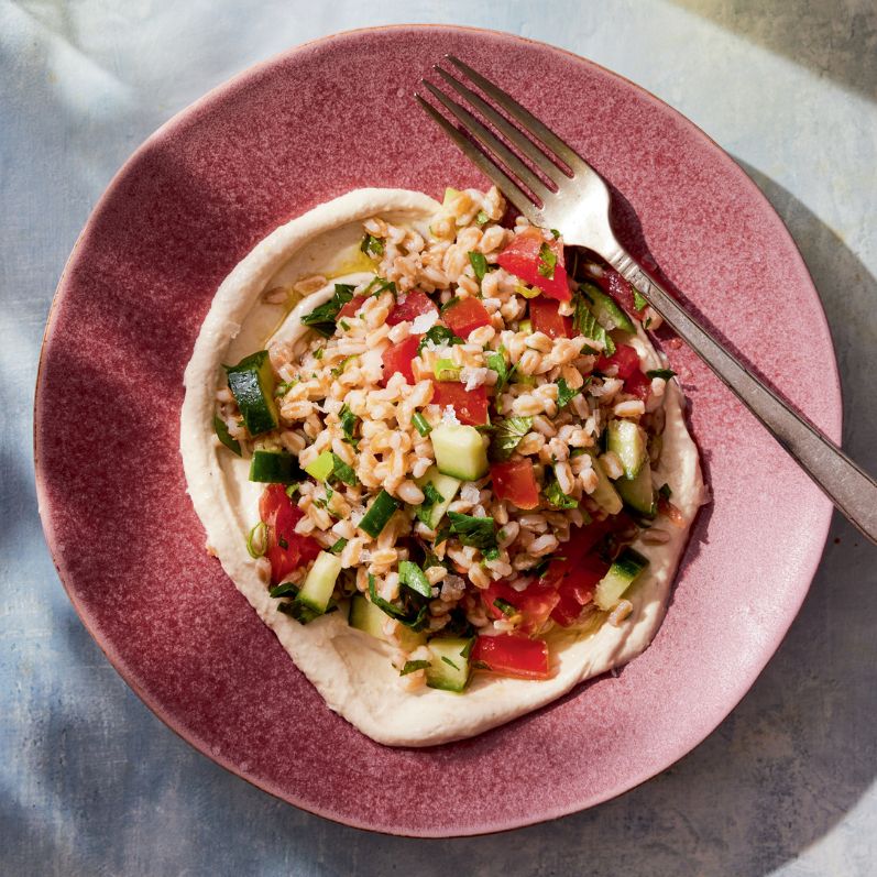 Farro Tabbouleh with Whipped Tahini