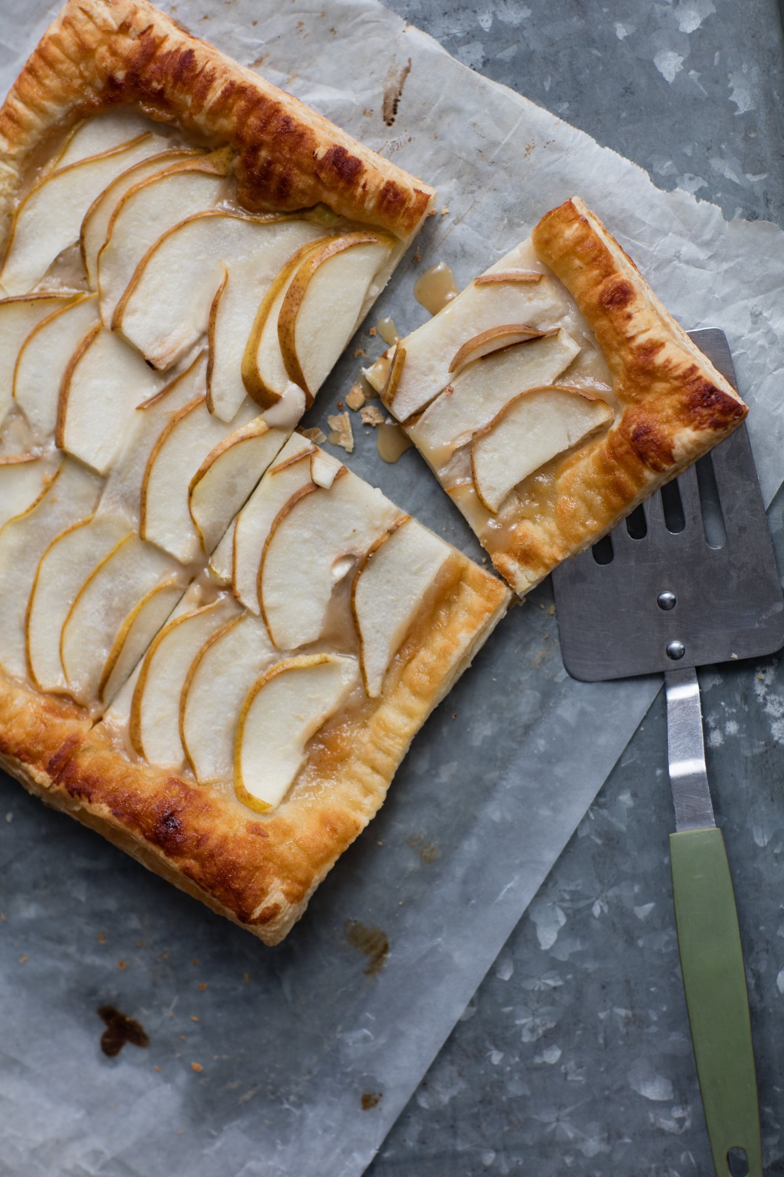 Pear Tahini Tart
