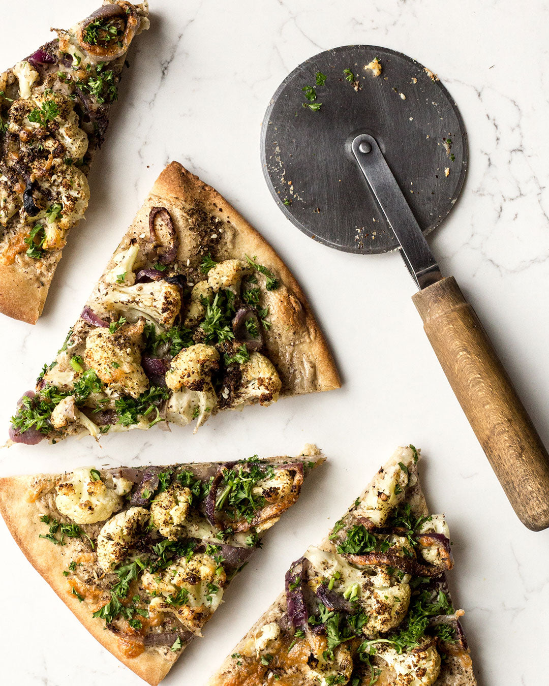 Roasted Cauliflower Pizza