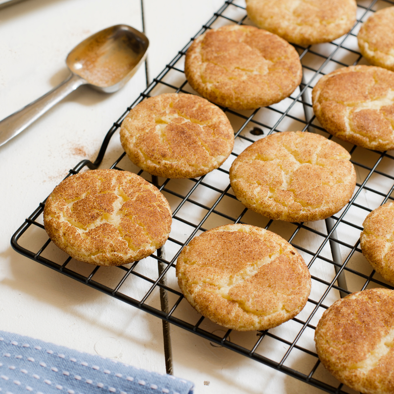 Tahini Snickerdoodle Cookies
