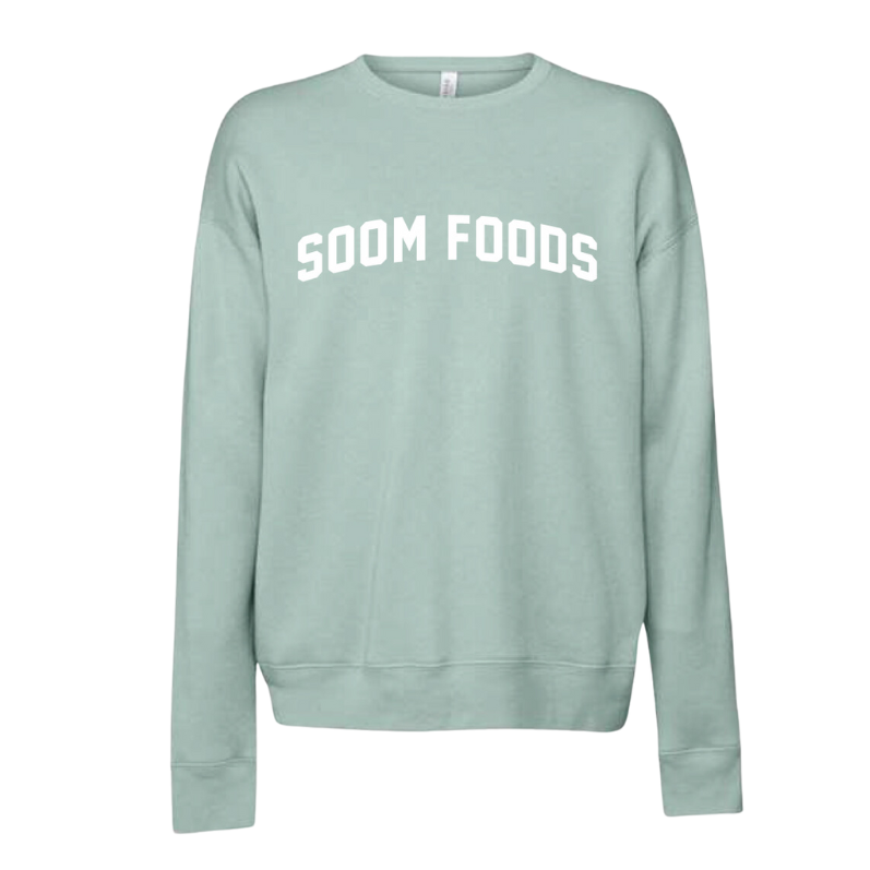 SOOM FOODS Unisex Lightweight Fleece Crewneck Sweatshirt