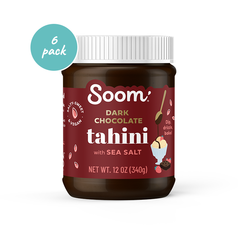dark chocolate tahini 6 pack
